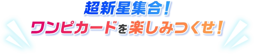 年に1回の祭典でワンピカードを楽しみつくせ！