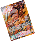 Carte promotionnelle Trafalgar Law OP10-022 Flame-Flame Fruit Coliseum